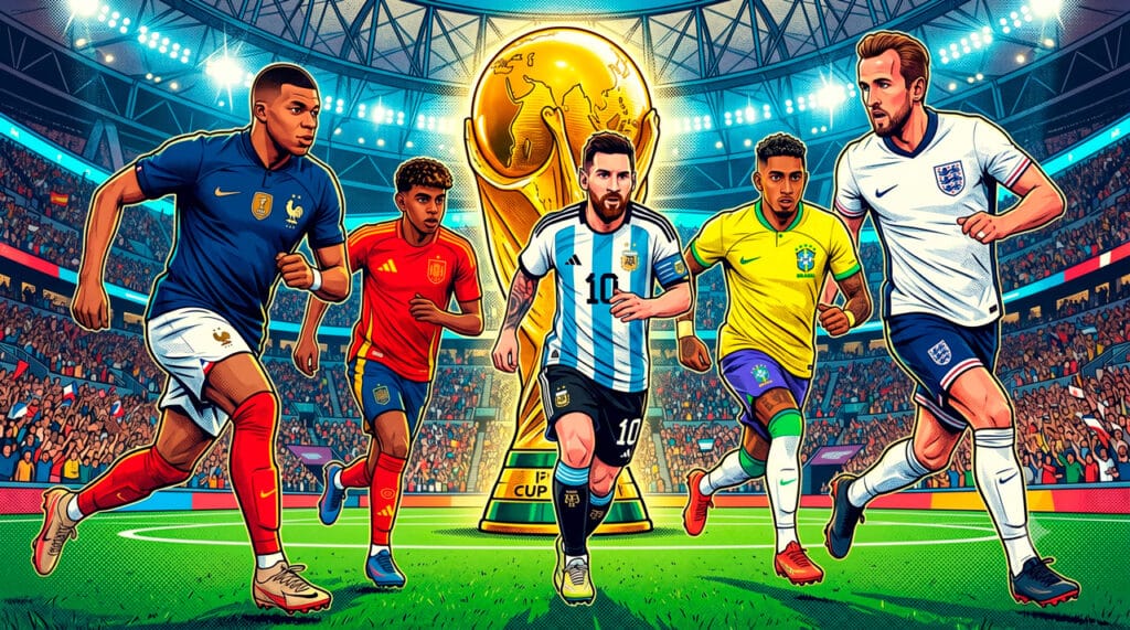 Francia, España, Argentina, Brasil e Inglaterra favoritas para ganar el Mundial 2026