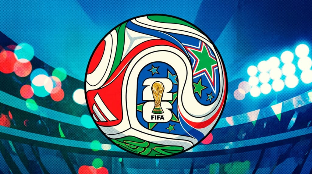 Adidas Trionda es el balón de fútbol oficial de la Copa Mundial de la FIFA 2026